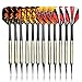 Sinwind Soft Darts Set, 12 Pcs Soft Tip Darts, 42 Flights and 100 Soft Tip Points for Electronic Dartboards