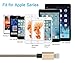 IVVO Lightning Cable 3Pack 3FT 6FT 10FT Nylon Braided 8 Pin Lightning Cable Cord USB Charging Cable Charger for Apple iPhone 7/7 Plus/6/6s/6 Plus/6s Plus/5/5c/5s/SE,iPad iPod Nano iPod Touch