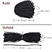4 Packs Spring Twist Crochet Braiding Hair 8 Inch Fluffy Twist Bomb Twist Crochet Hair Braids Jamaican Bounce Synthetic Hair Extensions (2#)