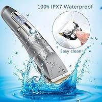 gooleen hair clippers for men cordless hair clippers beard trimmer professional ipx7