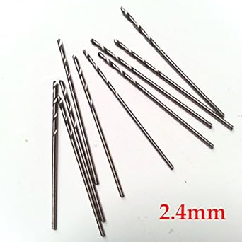 Generic 100pcs HSS Straight Shank Twist Drill Bit Auger Electrical Drilling Tool 2.4mm