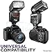 Altura Photo AP-UNV1 DSLR Camera Flash Speedlite for Canon Nikon Sony