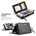 For iPhone 6 6s Case, FLOVEME Vintage 2 in 1 Zipper Magnetic Wallet Leather 18 Card Slots Handbag Full Protection Flip Pouch Kickstand Cover Holder for Apple iPhone 6 6s 4.7 inch - Black