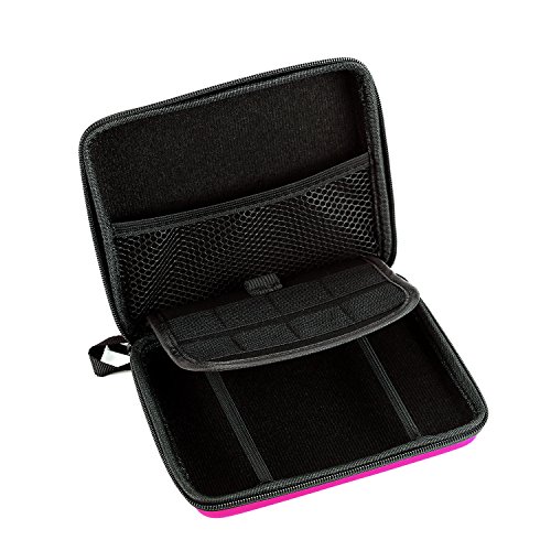 AKWOX Carrying Case for Nintendo 2DS with 8 Game Holders (Pink)