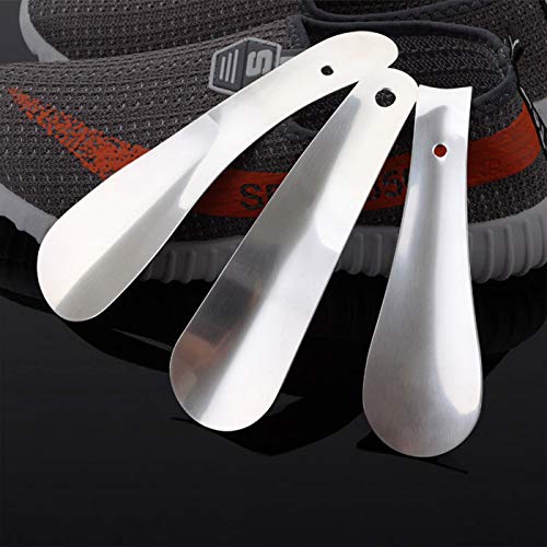 Shoe Horn, Shoe Horn for Men, Metal Shoe Horn, Shoehorn - 6 Inch Long Shoe Horn, Small Handled Shoehorns, 6 Inch Long Shoe Horn for Seniors,Men,Women, Shoe Helper Stick (2 Pack) - Thumbnail 5