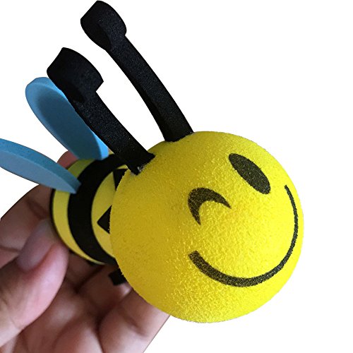 2 Happy+Bee+Car+Antenna+Topper