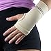 Compression Wrist Support Sleeve - Relieve Carpel Tunnel, Wrist Pain - Best Wrist Support - Improve Circulation and Support Wrist (Single Sleeve) (Beige, M)
