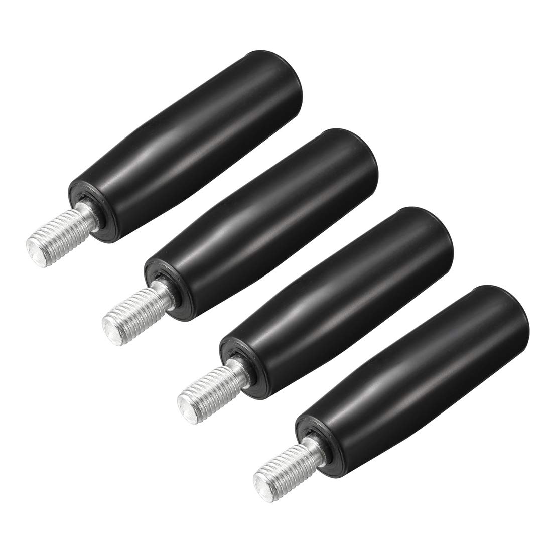 sourcing map 4Pcs Revolving Handwheel Machine Handle M10 Male Threaded Stem for Milling Machinery