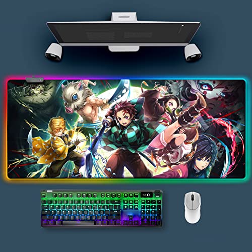 RGB Mouse Pad for Demon Slayer - Anime Tanjirou