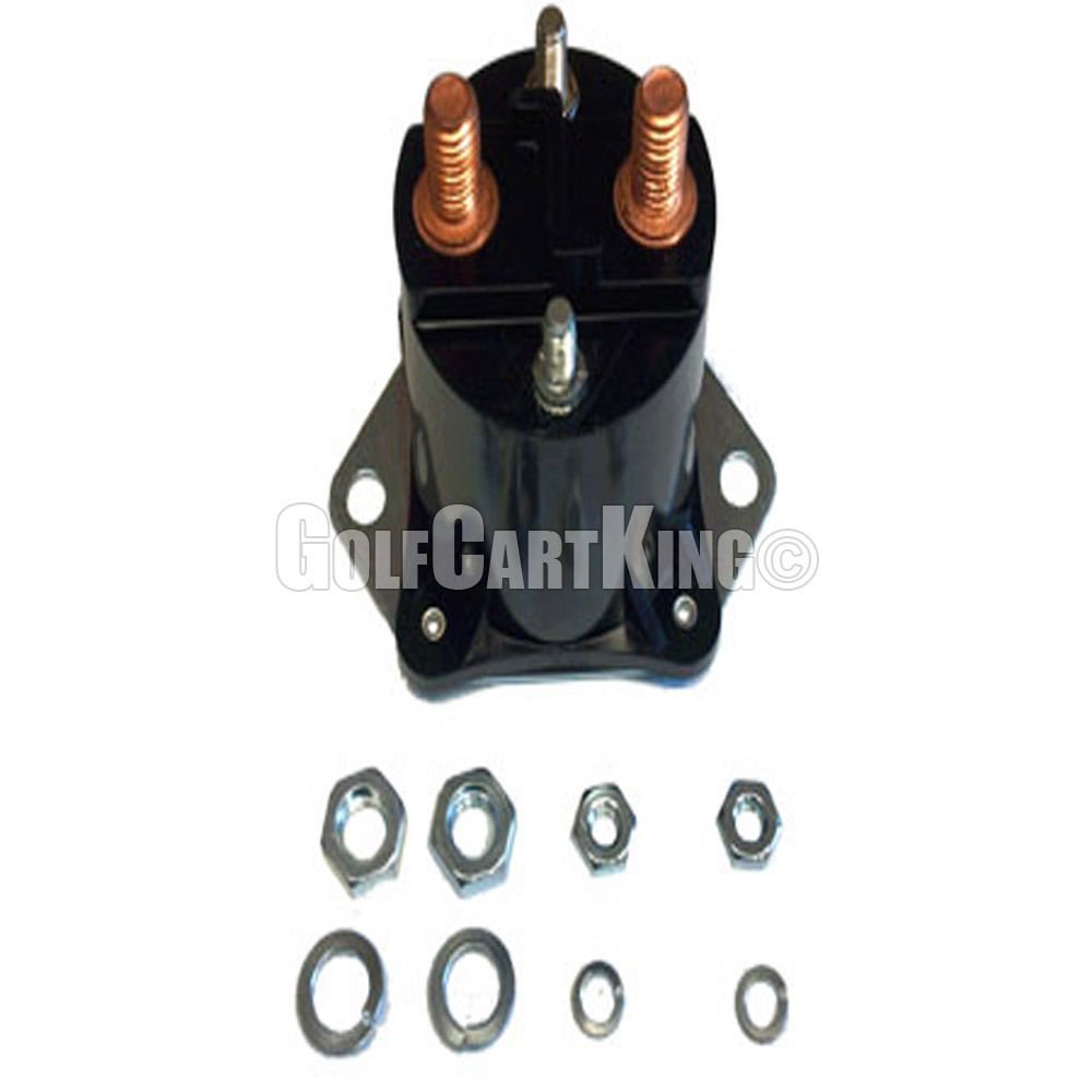 Amazon.com : Club Car 12 Volt 4 Terminal Solenoid (84-Up) Ds/04-Up  Precedent Gas Golf Carts : Golf Cart Accessories : Sports & Outdoors