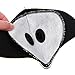 Hi-crazystore Black Respirator Mask Dust proof Mask With Filtered Activated Carbon Filtration Exhaust Gas Anti Pollen Allergy PM2.5 Half Face Mask
