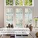 rabbitgoo Window Privacy Film, Decorative Rainbow Window Film, Static Cling Prism Stained Glass Sticker, Anti-UV Front Door Glass Covering for Home, 23 x 78.7 inches