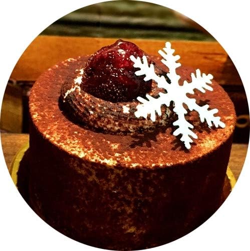 Q Sprinkles Edible Wafer White Lace Snowflakes Gluten GMO Dairy Sugar Nut Soy Free