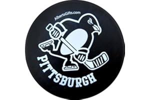 Gift House Pittsburgh Penguins Soft Hockey Puck, 3" x 1", Kid, 1 Soft Hockey Puck