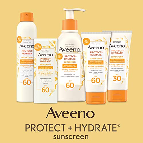 Aveeno Protect + Hydrate Moisturizing Body Sunscreen Lotion With Broad