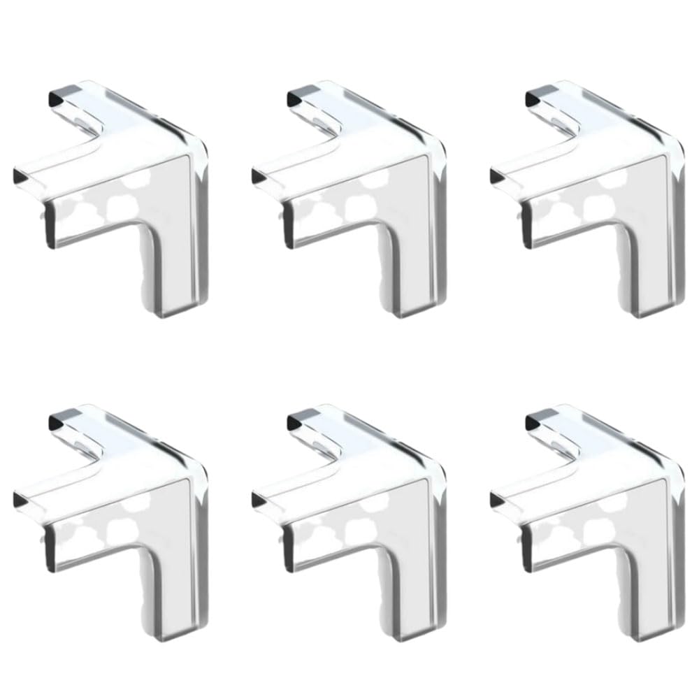 6 Pcs Corner Protectors Safety Corner Protectors Guards Large Baby Proofing Safety Corner Clear Furniture Table Corner Protection for Sharp Corners with Thick Strong Adhesion