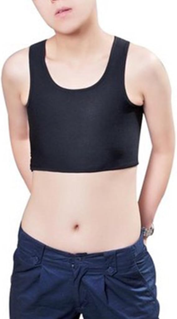 Flat Chest Constrictor Bra Elastic Binder Slim at Amazon Women’s