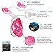 TriMagic 180° Full face Snorkel mask with Large Viewing Area for Kids (XS)