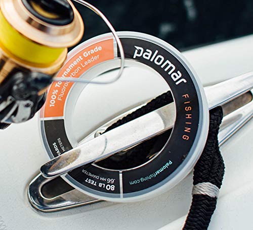100% FLUOROCARBON LEADER 30lb | TOURNAMENT Fishing Line | 110 YARD SPOOL | Lowest Stretch Index & .33mm Diam is THINNEST in Floro Market | Abrasion Resistent | Invisible w/ TOP Tensile/Knot Strength - Thumbnail 2