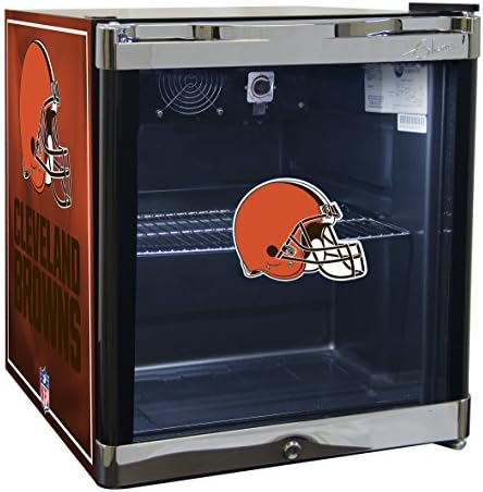 Glaros Officially Licensed NFL Beverage Center / Refrigerator - Cleveland Browns