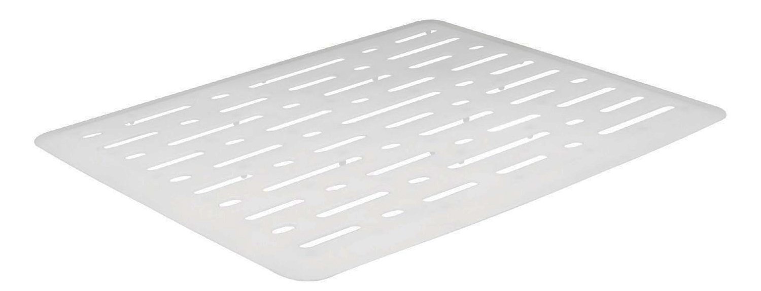 Rubbermaid Evolution antimicrobiano escurreplatos, Blanco, Pequeño, 1