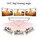 Projector Screen 100 Inch, 16:9 HD 4K No Crease Portable Video Projection Movie Screen Grommets for Home Theater Outdoor (100 Inch)