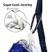 Kamileo Double Camping Hammock, Lightweight Nylon Portable Hammock with Sleep Mask and Tree Straps, for Camping Backpacking Outdoor Beach Yard (Blue)