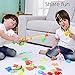 CozyBomB Kids Fishing Bath Toys Game - 17Pcs Magnetic Floating Toy Magnet Pole Rod Net, Plastic Floating Fish - Toddler Education Teaching and Learning Colors (Bath)