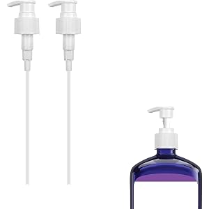 2Pcs Replacement Pump Distributor for Dr Teal's Foaming Bath 34 fl oz | Shampoo Conditioner Pump Distributor for Bottle