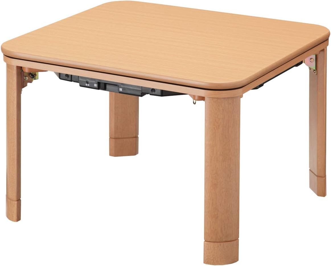 フラットヒーター折れ脚こたつ フラットモリス 60x60cm ナチュラル マストバイ Mustbuy こたつテーブル Amazon