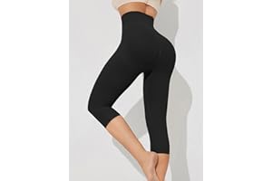 Shapewear Capri Leggings Tummy Control Pants High Waisted Leggings for Women Butt Lifting Body Shaper Workout Yoga Pants