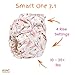 Smart Bottoms Cloth Diaper Smart One 3.1 – All-in-One – 100% Organic Cotton Interior – 10-35lbs … (Enchanted)