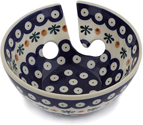 Polish Pottery Yarn Bowl 6-inch (Mosquito)