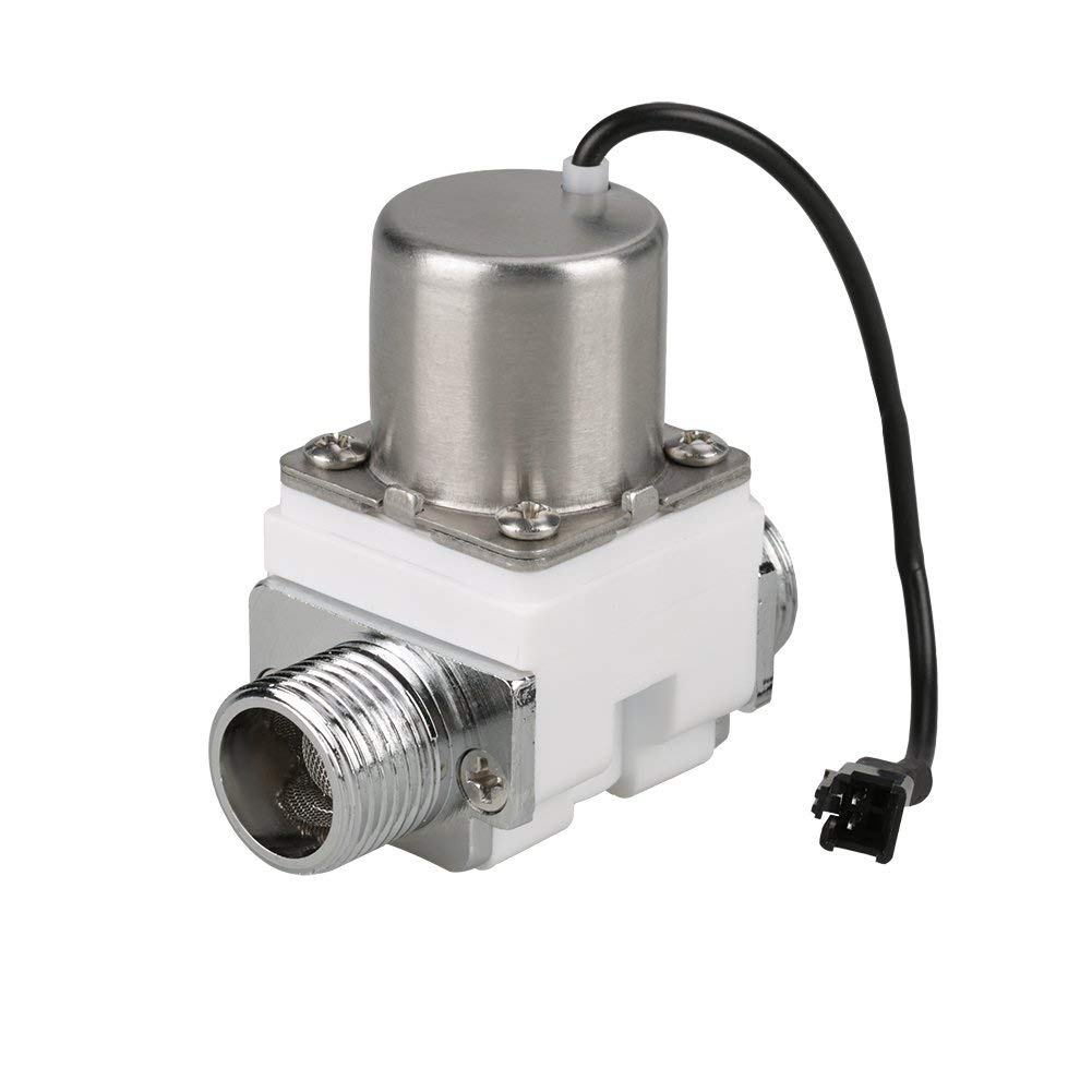 Hilitand Solenoid Valve, 1/2" DC 4.5V, Plastic, Water Control, G1/2in Input/Output, Ideal for Sanitary Ware, Garden Irrigation, Energy-Saving Equipment