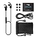 Photive PH-EB100 Sweat-Proof Wireless Bluetooth 4.1 Stereo Earbuds with Built in Microphone (Black)
