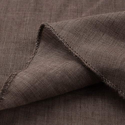 image for Emimarol Women's Plus Size Long Sleeve O Neck Swing Solid Tunic Tops S