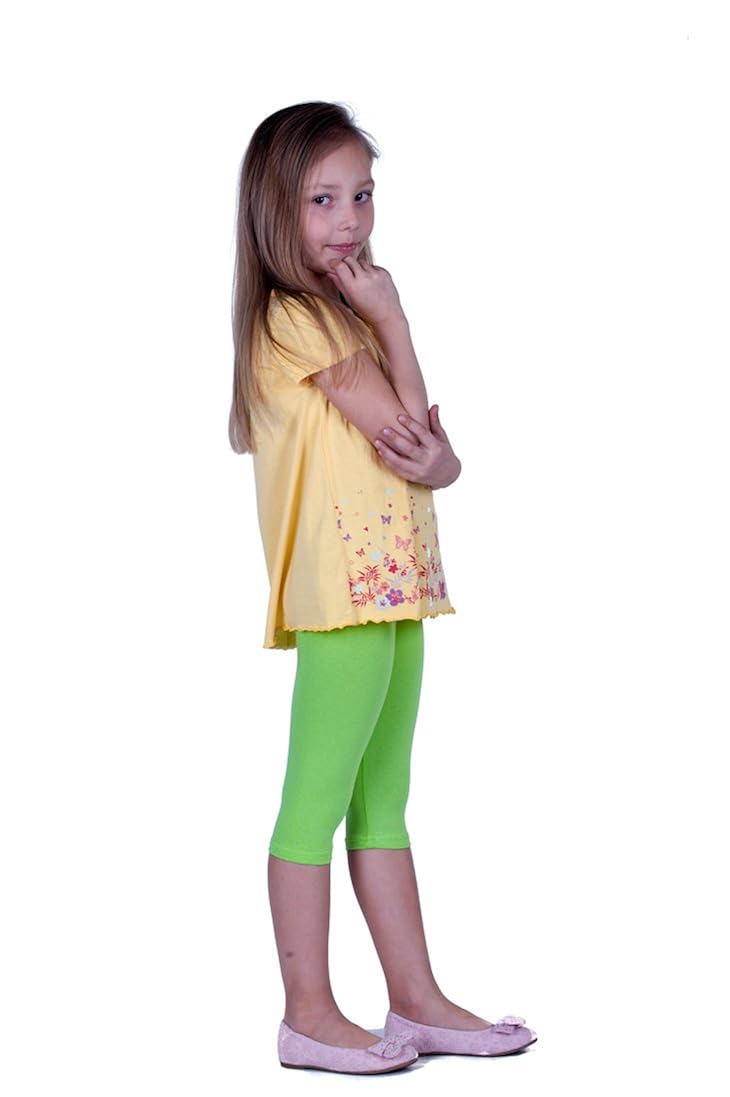 12 años amplio abanico de colores Jandaz Las niñas algodón pirata o ciclismo  pantalones cortos Leggings tamaños 3 años Ropa Calcetines, medias y  leggings futakuchi-hakata.com