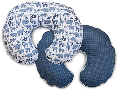Boppy Microfiber Nursing Pillow Slipcover Blue Zoo Amazon Com Au