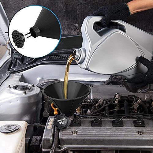 DIY home 2 Pack Magical Car Ice Scraper/Snow Removal Shovel Tool,Multi-Function Cone Shaped Car Windshield Snow Scraper, Efficient Funnel Cone for Car Bus Truck (Black)