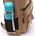 Aidonger Men's Canvas Backpack Large School Bag Hiking Travel Rucksack Fits 14'' Laptop (Khaki)