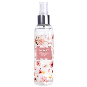 BOUQUET GARNI Body Mist White Musk - Vitamin E Long Lasting Deep Moisturizing Fragrance Body Spray for Women - Citrus Acid Removing Dead Skin Cells - Low Irritation with Safe Ingredients - 4.9 Fl Oz