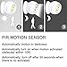 Lebote Motion Sensor Light Battery Powered Wall Light Battery Operated Motion Spotlight Waterproof Indoor/Outdoor LED Motion Lights for Garage Porch Stair Ceiling Gate(2 Pack)