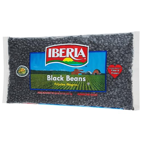 IBERIA BLACK BEANS, 4LB.