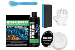 Epoxy Resin Polishing Kit, Epoxy Resin Polish Compound, Home Artwork Polishing Specially Formulated and High-Gloss Finishes f