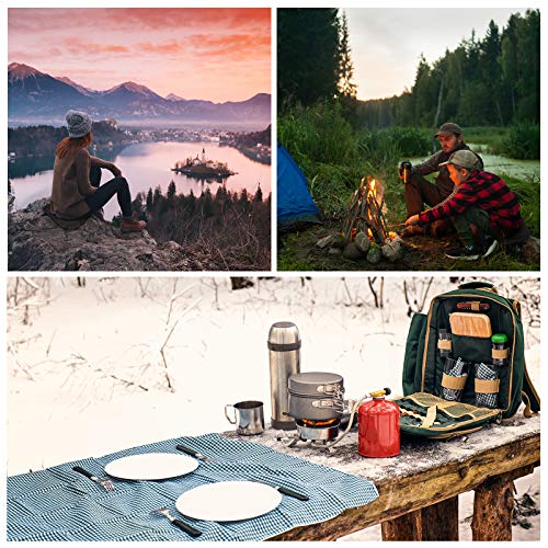 ALPIDEX Zelf Opblaasbaar Zitkussen Thermo Kussen 40 x 30 x 3,8 cm Zitmat Thick Draagbaar Isolerend Outdoor Camping… - Image 7