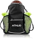 Legendary Drawstring Gym Bag - XL Capacity | Fits All Sports Gear | Waterproof Heavy-Duty Sackpack/Backpack (Black )