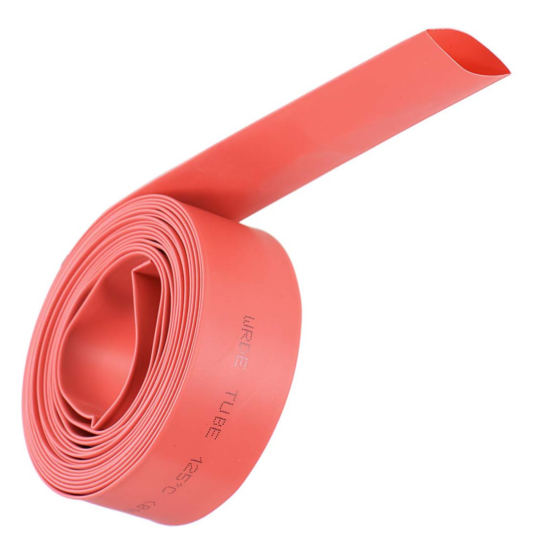 Unifizz Heat Shrink Tubing 16mm Dia 26mm Flat Width 2:1 Ratio Shrinkable Tube Cable Sleeve 3m - Red