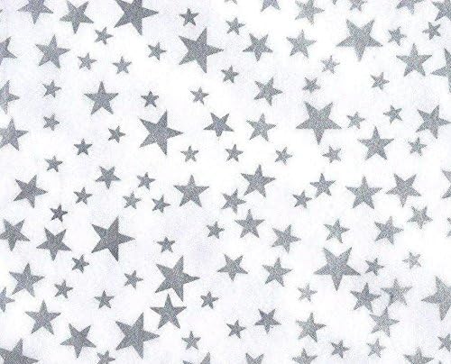10 Large sheets Tissue Paper Silver Star Tissue Paper Tissue Paper Gift Wrapping Supplies Tissue Sheets Party Supply SIlver Anniversary Wedding 20" x 30" each