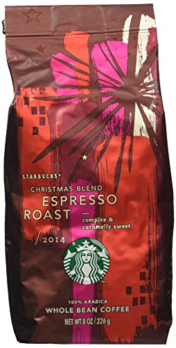 Starbucks Christmas Blend Whole Bean Coffee - 8oz (226g) (Christmas Blend Espresso Roast)