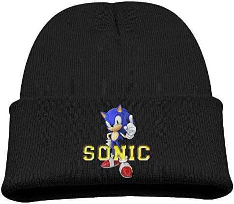 Sonic Hedgehog Warm Winter Hat Knit Beanie Skull Cap Cuff Beanie Hat Winter Hats Children
